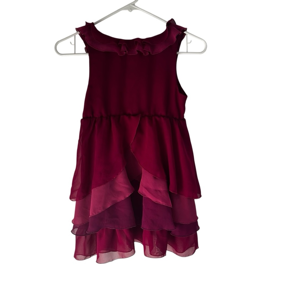 Epic Threads Fuchsia two tone Ruffle Dress - Picture 4 of 6